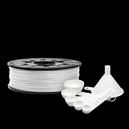 Катушка антибактериального пластика PLA XYZPrinting - Белый [600гр] NFC