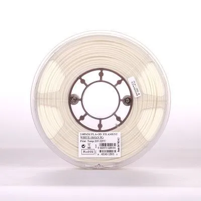 Катушка пластика PLA+ (улучшенный) ESUN 2.85 мм 3кг., белая