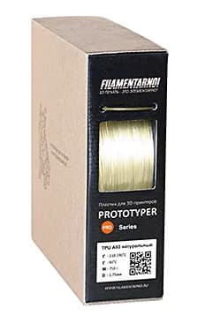 Пластик Filamentarno! TPU A93 натуральный 750 г, 1.75 мм