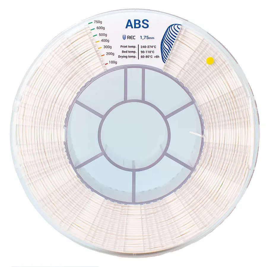 REC ABS пластик 1,75 Белый 0.75 кг