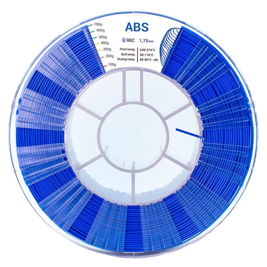 REC ABS пластик 1,75 Синий 0.75 кг