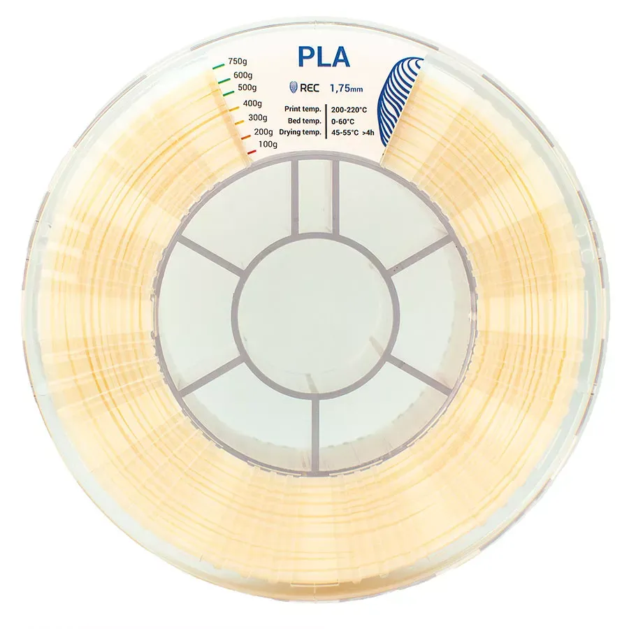 REC PLA пластик 1,75 Натуральный 0.75 кг