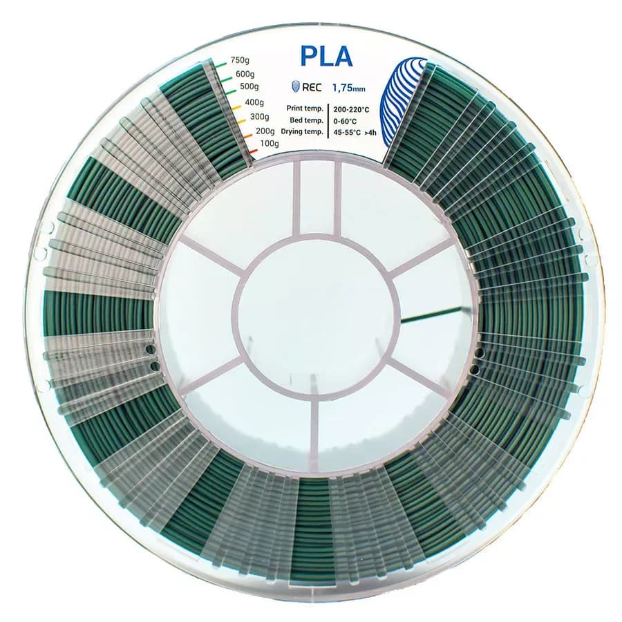 REC PLA пластик 1,75 Хаки 0.75 кг