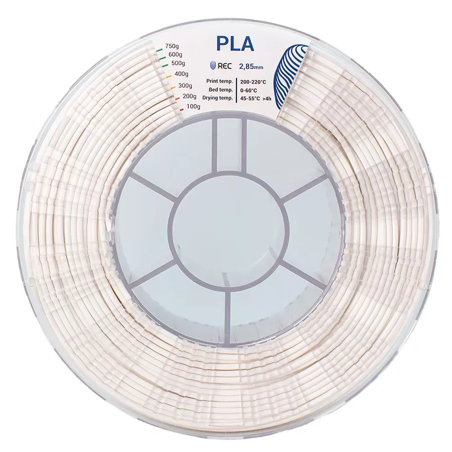 REC PLA пластик 2,85 Белый 0.75 кг