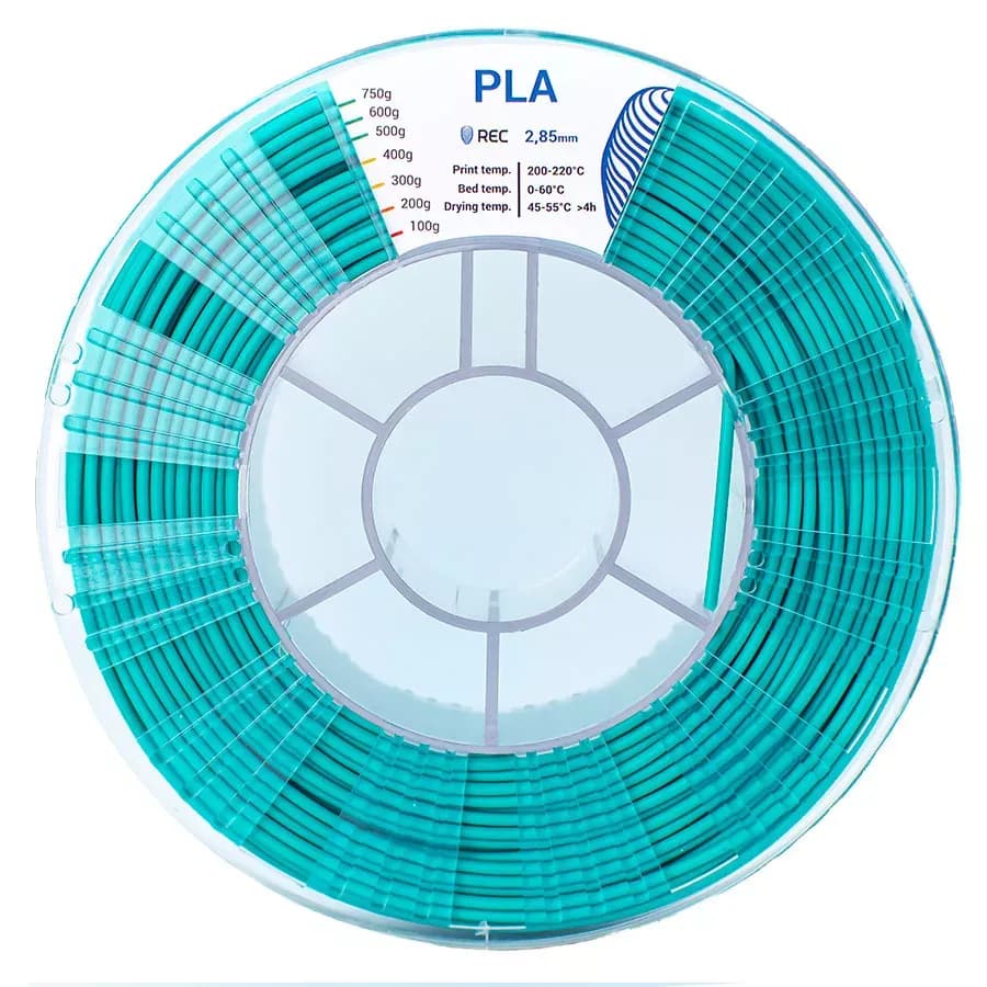 REC PLA пластик 2,85 Бирюзовый 0.75 кг