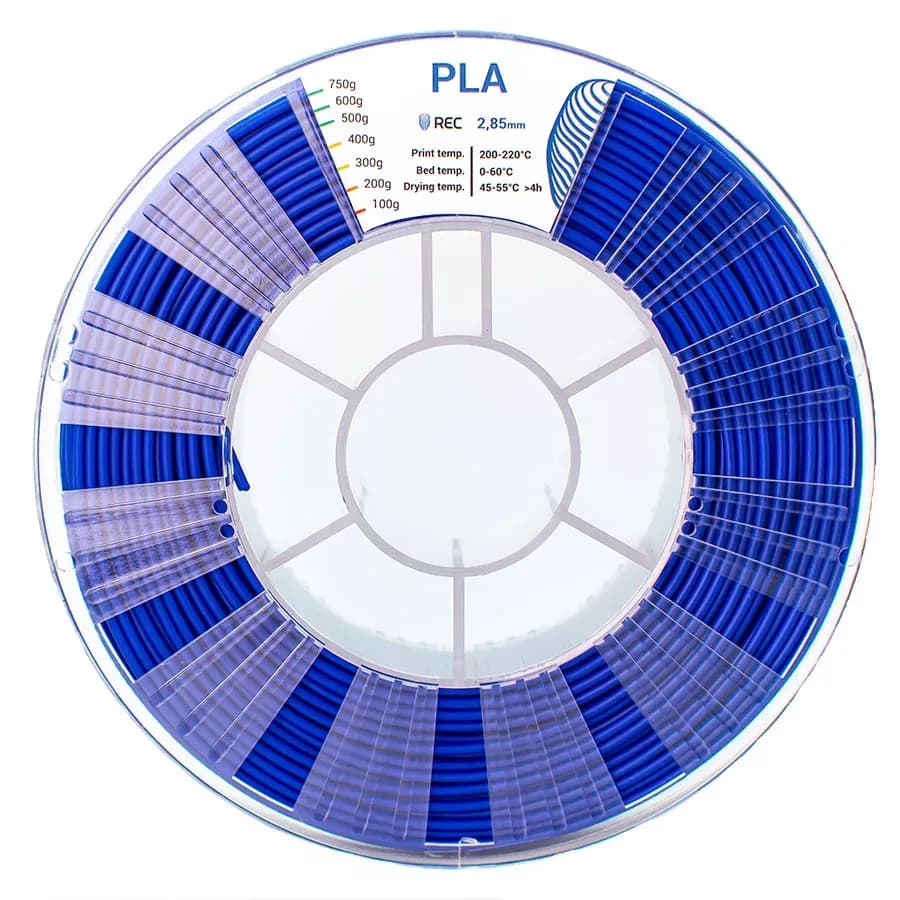 REC PLA пластик 2,85 Синий 0.75 кг