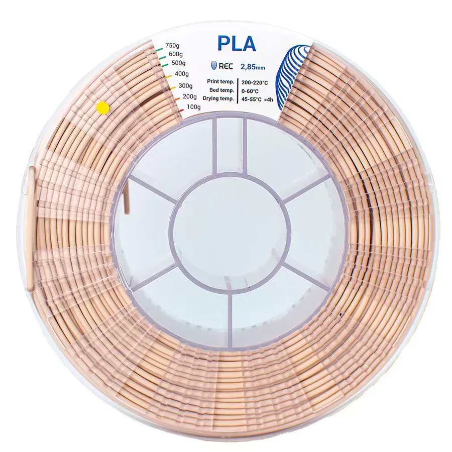 REC PLA пластик 2,85 бежевый 0.75 кг