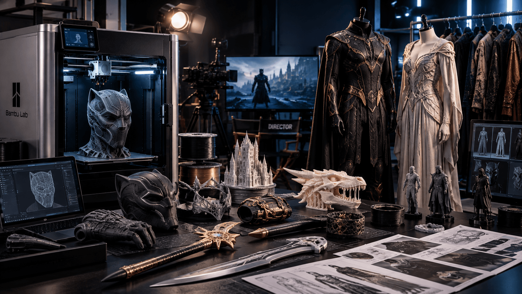3D печать в кино: реквизит и костюмы