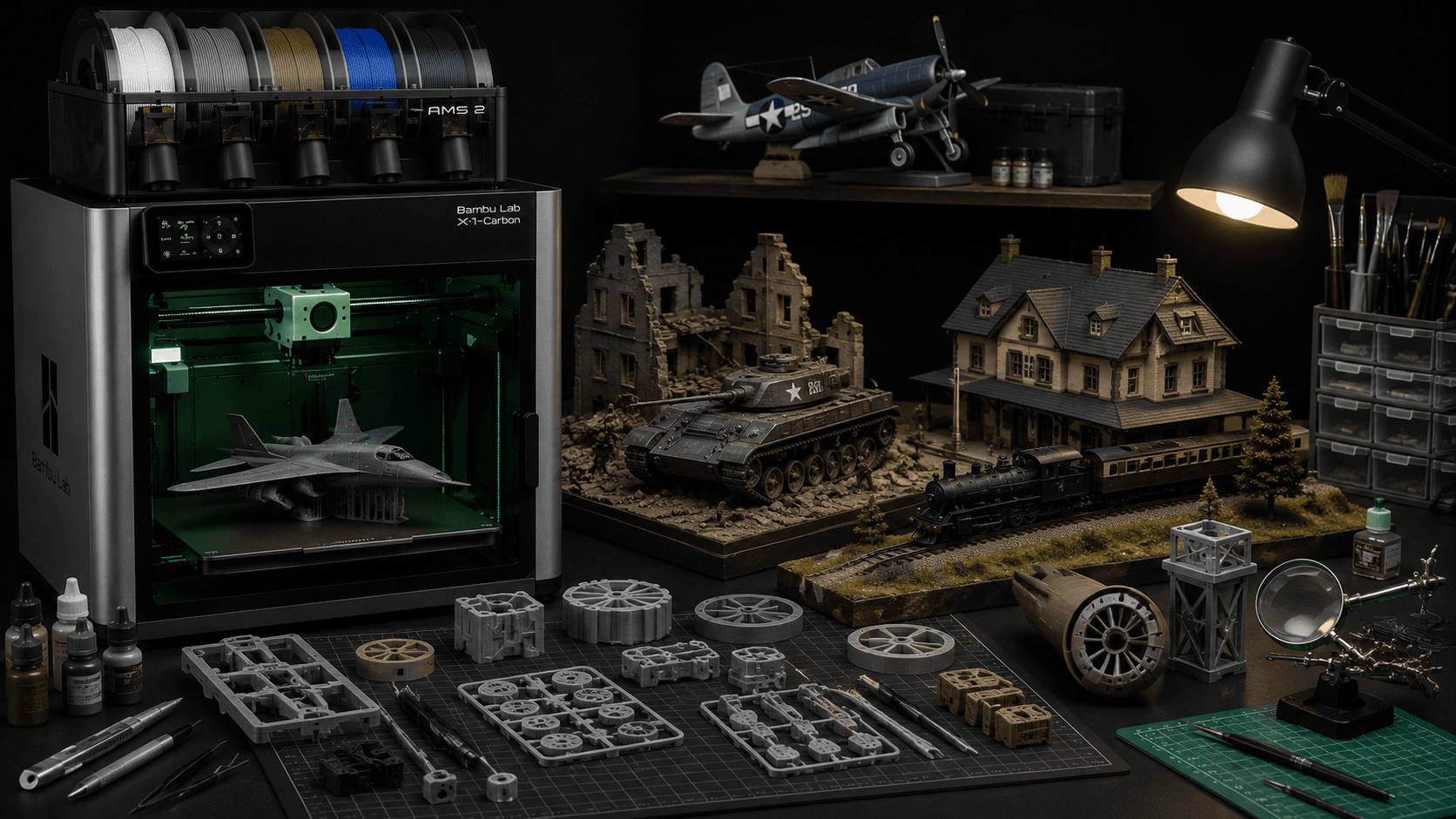3D печать для моделизма: авиамодели и диорамы