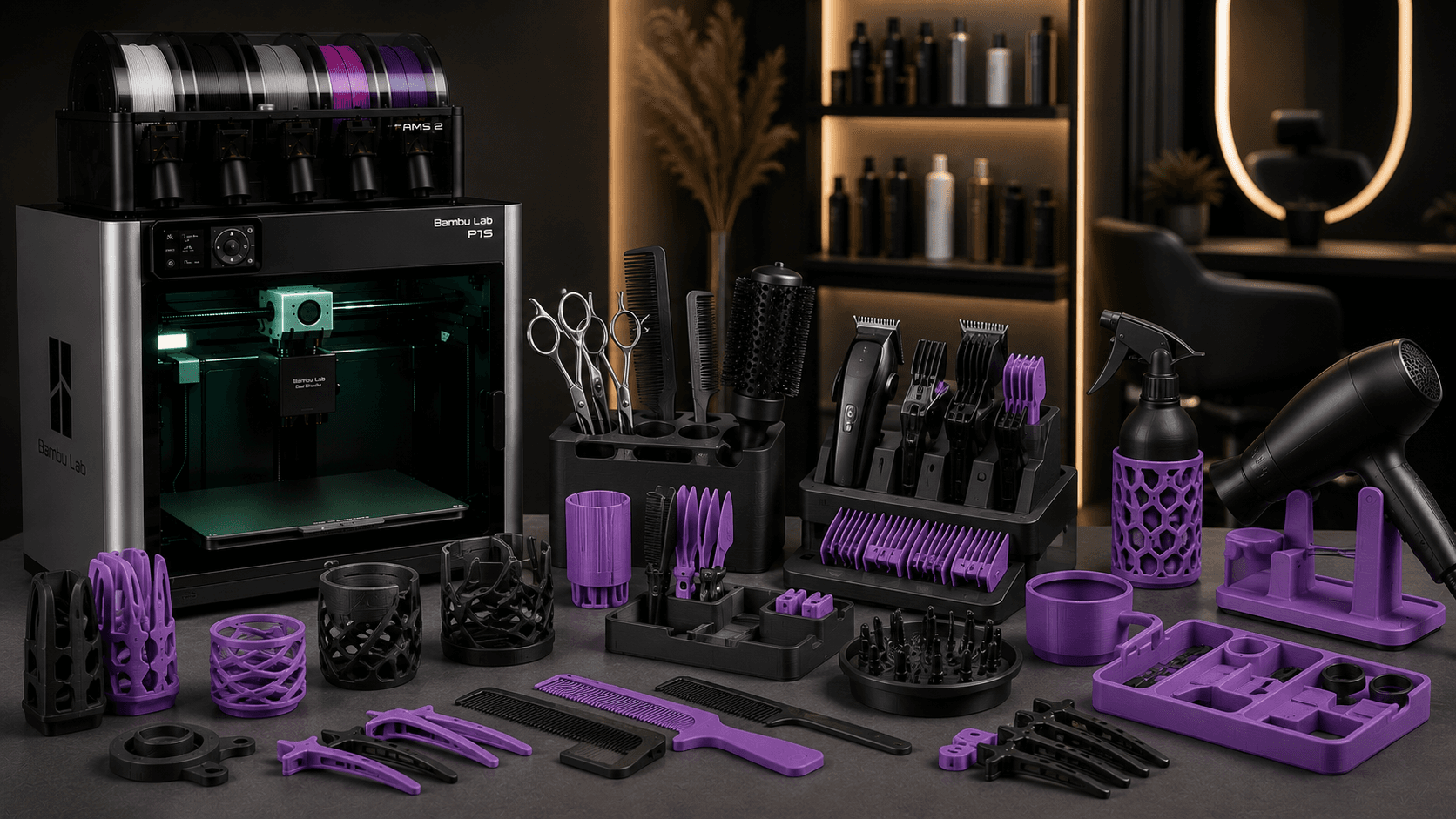 3D печать для парикмахеров: инструменты и аксессуары